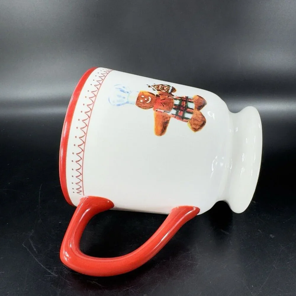 Williams Sonoma Gingerbread‎ Chef Ceramic Mug Cup Ceramic Christmas Icons Mug